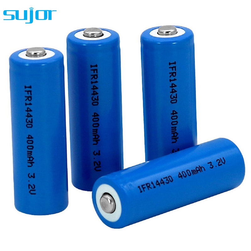 LiFePO4 battery 3.2V 14430 4/5AA 400mAh lithium iron phosphate battery