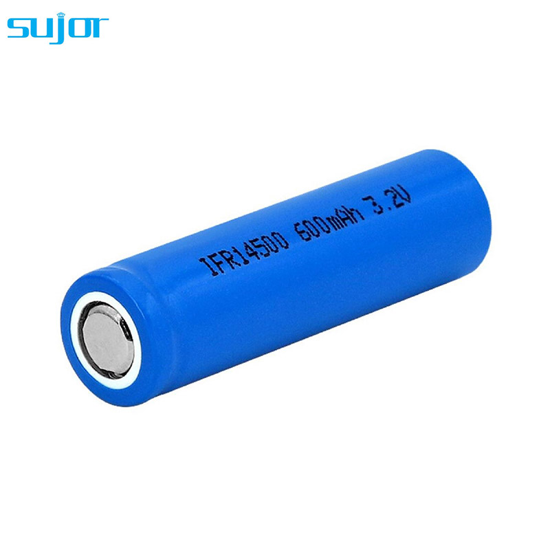 LiFePO4 battery 3.2V 14500 AA 600mAh lithium iron phosphate battery