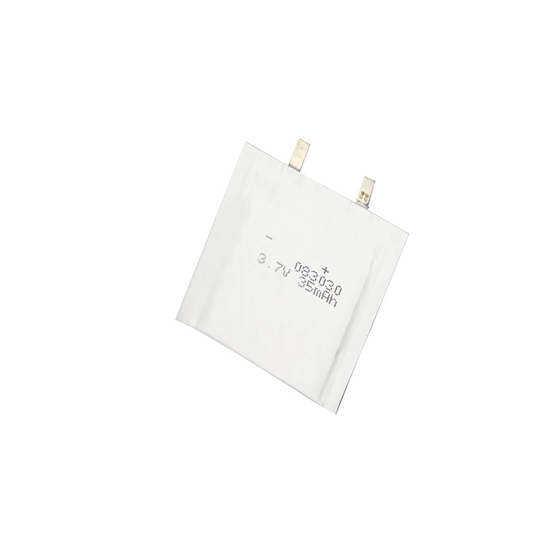 Ultra-thin Lithium polymer battery 3.7V 083030 35mAh