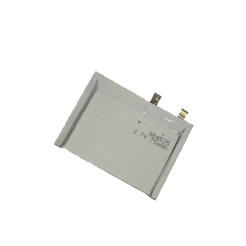 Ultra-thin Lithium polymer battery 3.7V 084535 75mAh