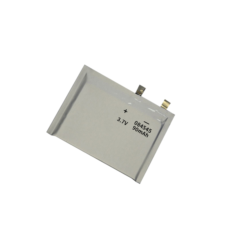 Ultra-thin Lithium polymer battery 3.7V 084545 90mAh