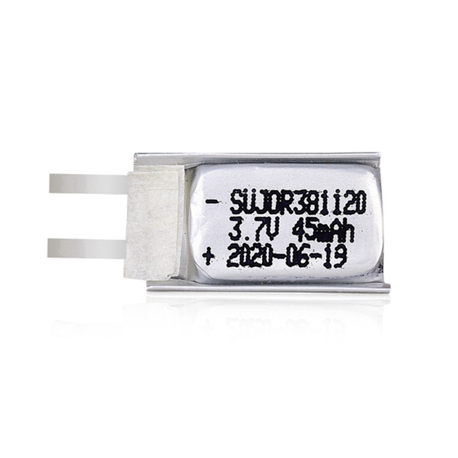 Lithium polymer battery 3.7V 381120 45mAh