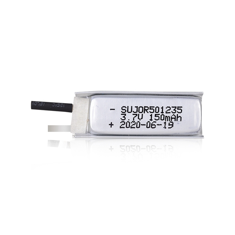 Li polymer battery 3.7V 501235 150mAh