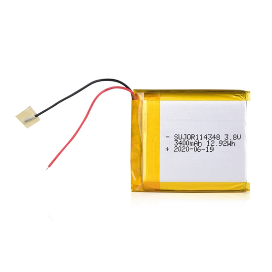 Lithium polymer battery 3.8V 114348 3400mAh