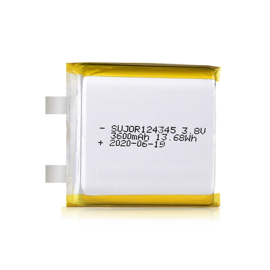 Li polymer battery 3.8V 124345 3600mAh