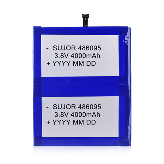Lithium polymer battery pack 3.8V 486095 8000mAh