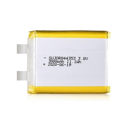 Li-polymer battery 3.8V 844353 3000mAh