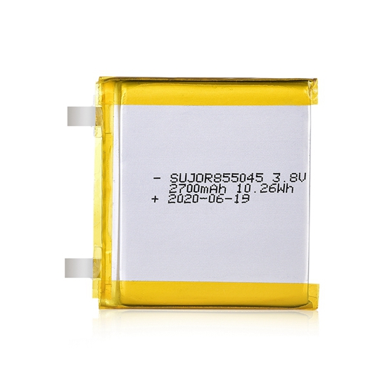 Lithium polymer battery 3.8V 855045 2700mAh