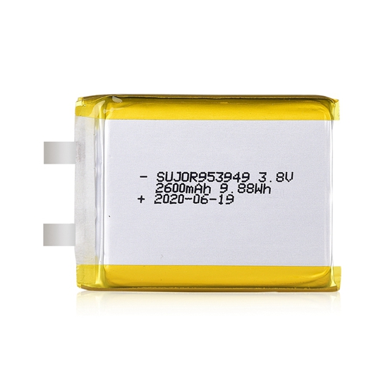 Lithium polymer battery 3.8V 953949 2600mAh