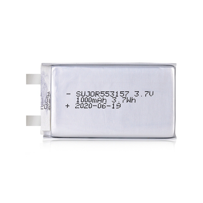 Li polymer battery 3.7V 553157 1000mAh