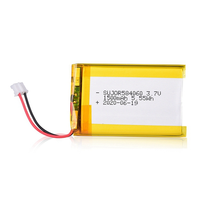 Li-polymer battery pack 3.7V 584060 1500mAh