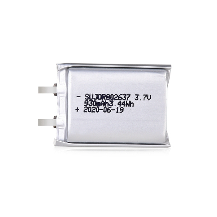 Lithium polymer battery 3.7V 802637 930mAh