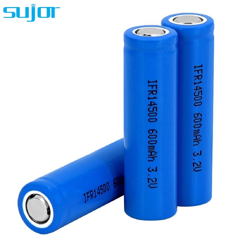 LiFePO4 battery 3.2V 14500 AA 600mAh lithium iron phosphate battery