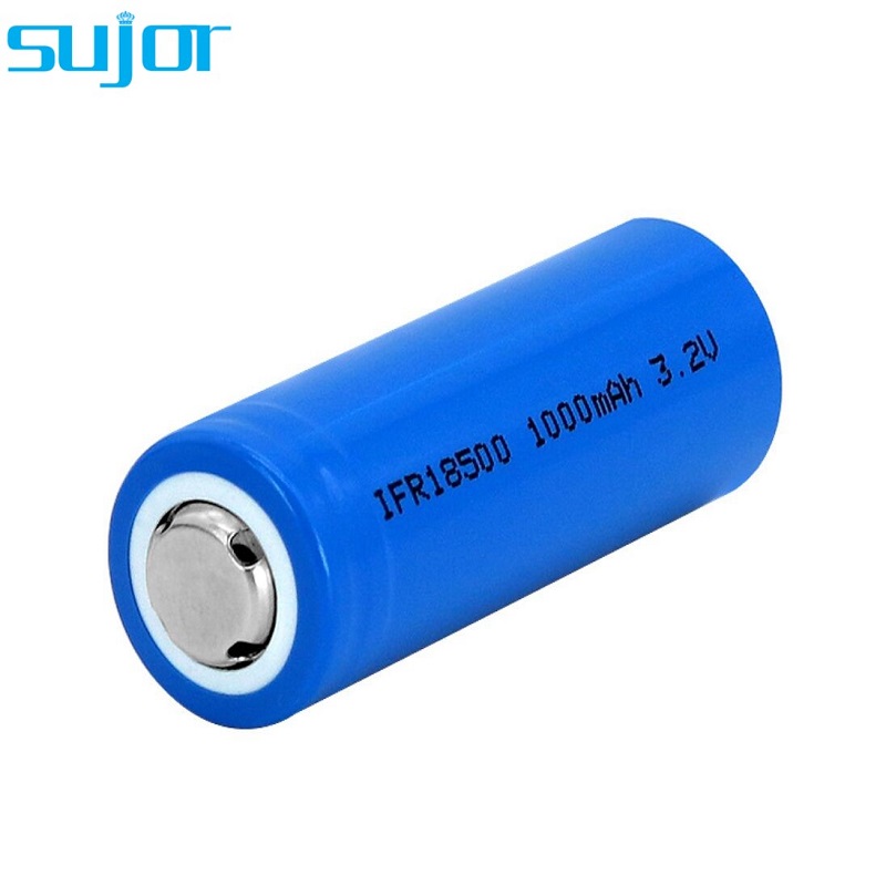 LiFePO4 battery 3.2V 18500 1000mAh lithium iron phosphate battery