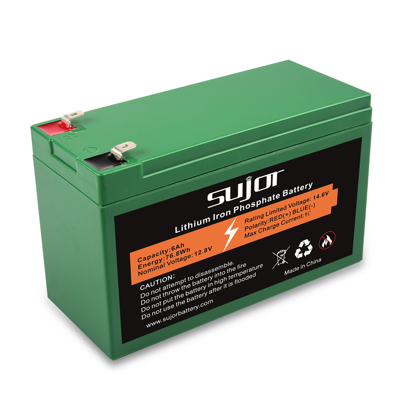 LiFePO4 battery pack 12V 6Ah for lead acid replacement