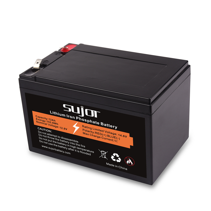 LiFePO4 battery pack 12V 12Ah for backup power