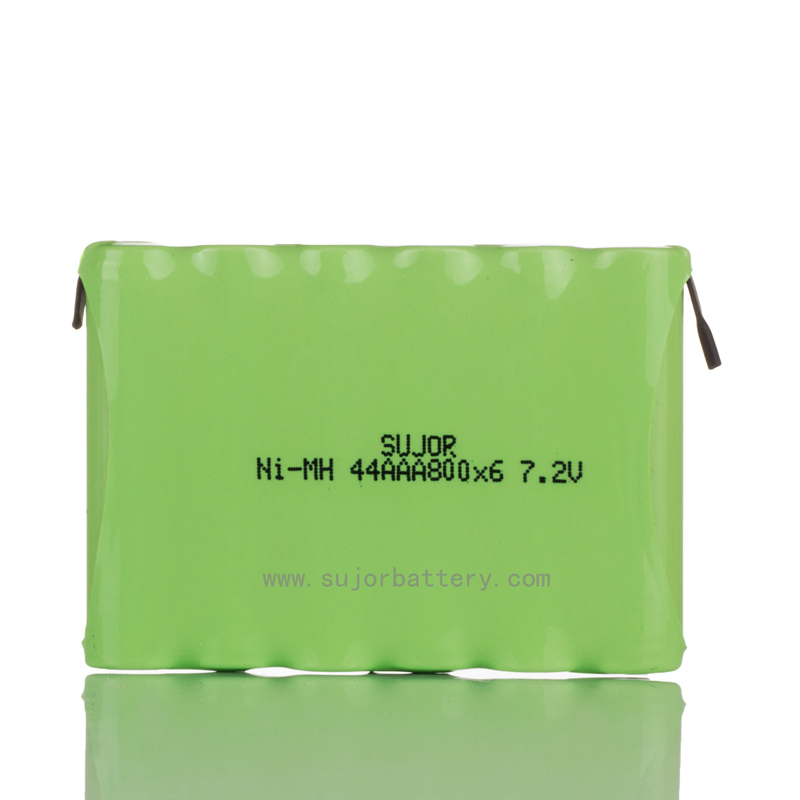 NiMH 7.2V AAA800mAh battery pack for electronics