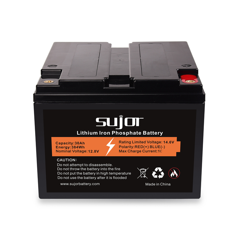 LiFePO4 battery pack 12V 30Ah for lead acid replacement