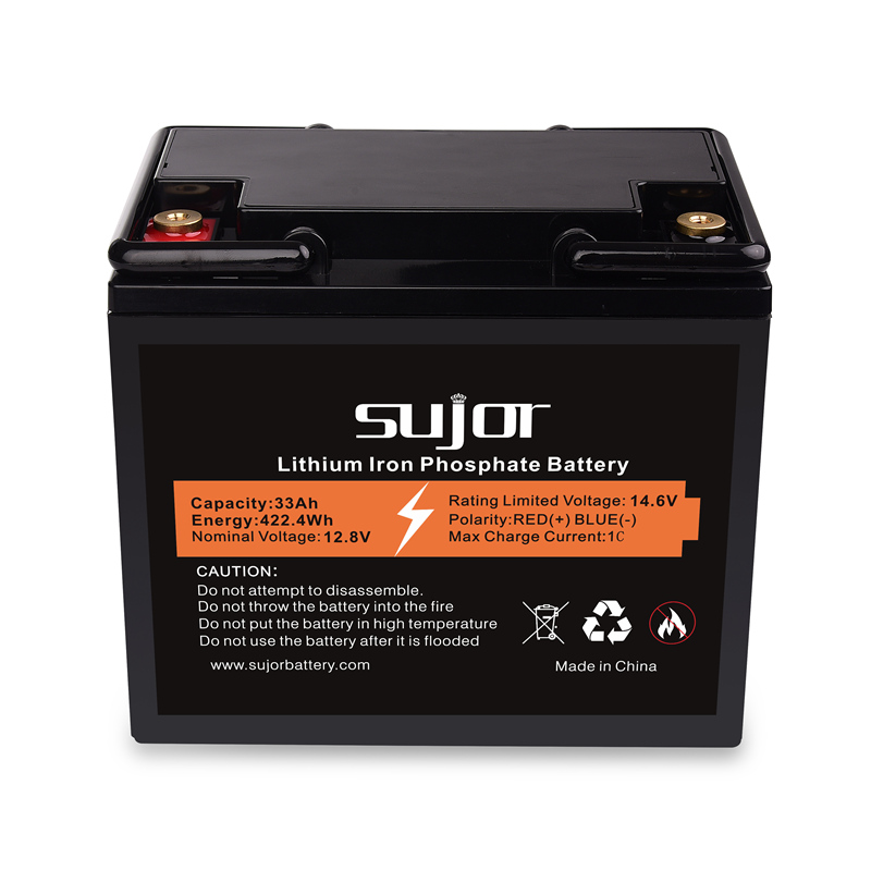 LiFePO4 12V 33Ah battery pack with long life