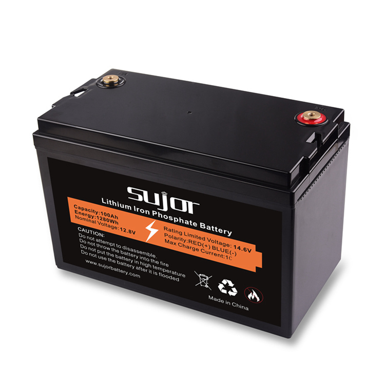 LiFePO4 battery pack 12V 100Ah for golf cart