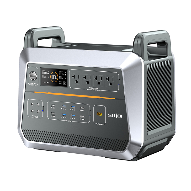 SUJOR 2000W Portable Power Station ST2000 Quick charge within 2hours Portable Power Generator