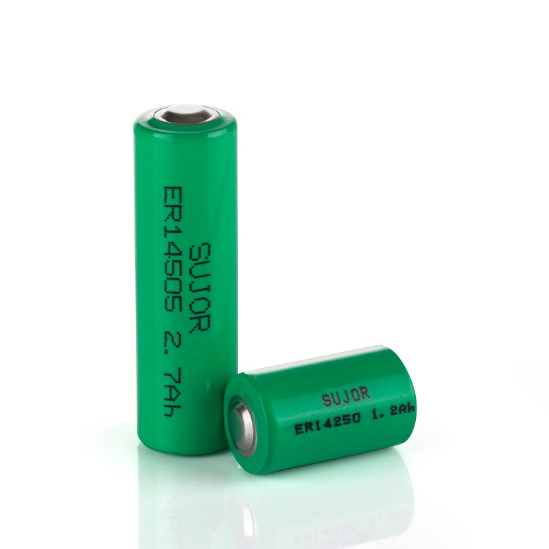 In stock Li/SOCl2 battery 3.6V ER14250 1/2AA1200mAh bobbin high capacity type