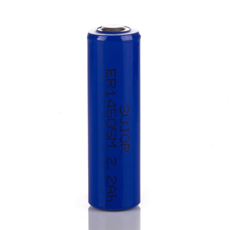 SUJOR Lithium Thionyl Chloride Battery ER14505M 2200mAh 3.6V Sprial high rate type