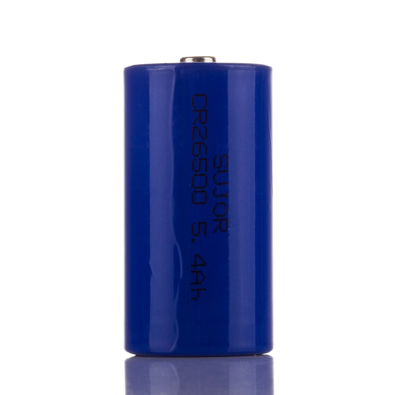 SUJOR Li-MnO2 3.0V CR26500 5400mAh C size battery