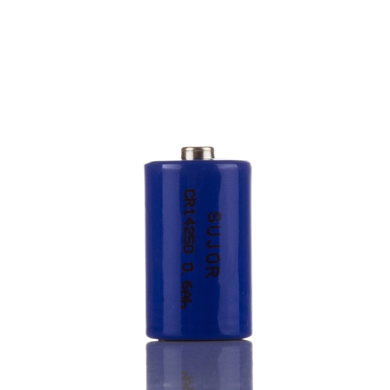 SUJOR Li-MnO2 3.0V CR14250 1/2AA 600mAh battery