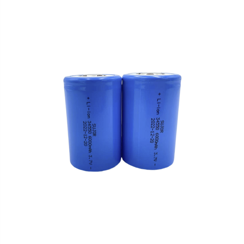 Lithium ion battery 3.7V 34550 6000mAh